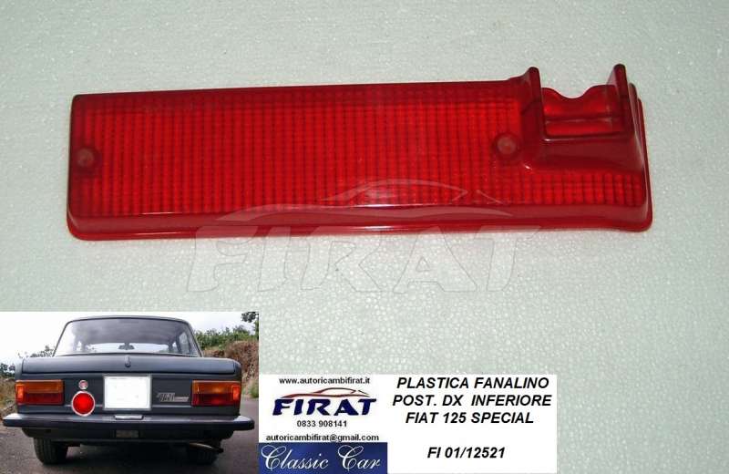 PLASTICA FANALINO FIAT 125 SPECIAL POST.DX INF.